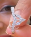 Diamond Ear Cuff Set of 2 HKDXB0948