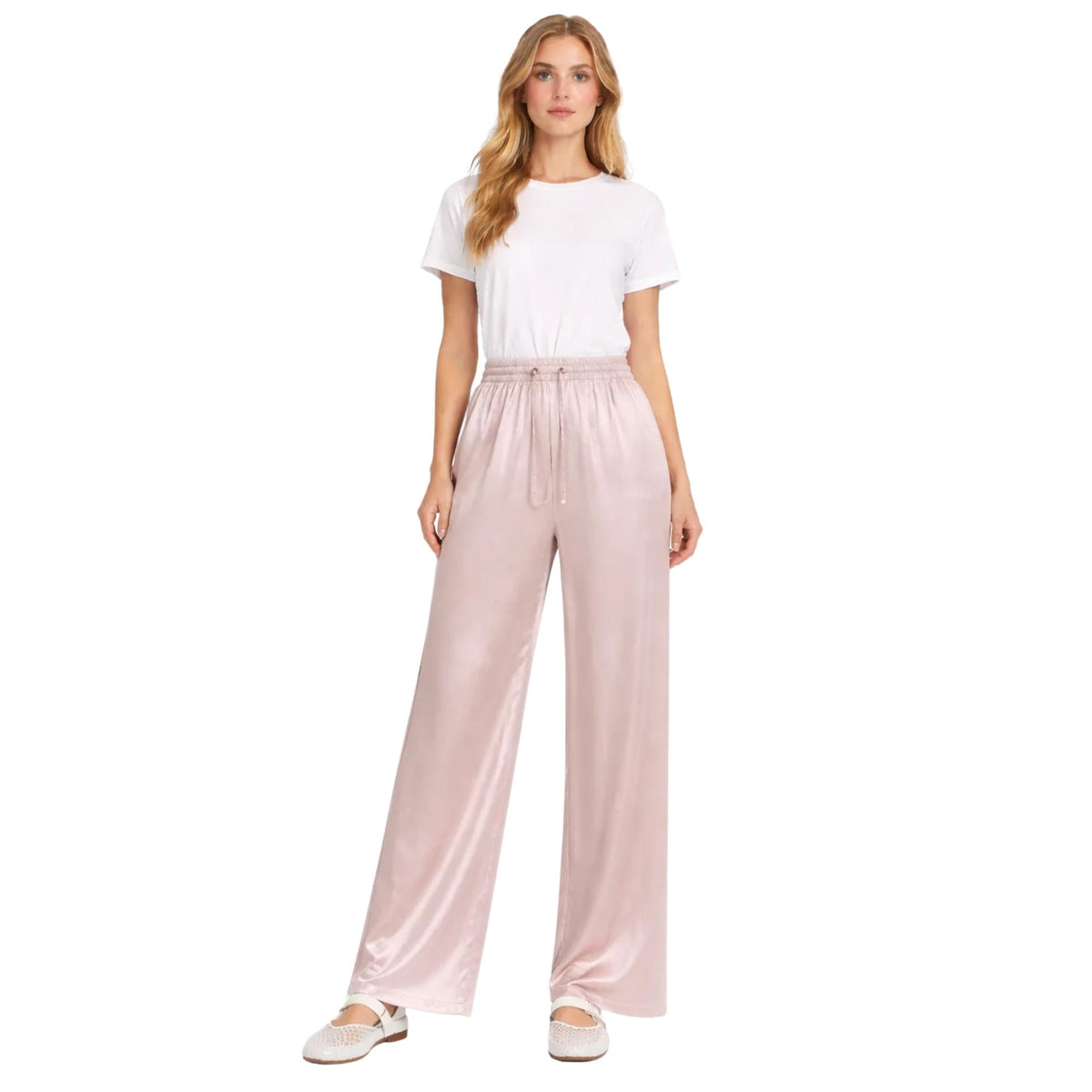 TAPERED GATHERED-WAIST TROUSERS "DAHLIA"