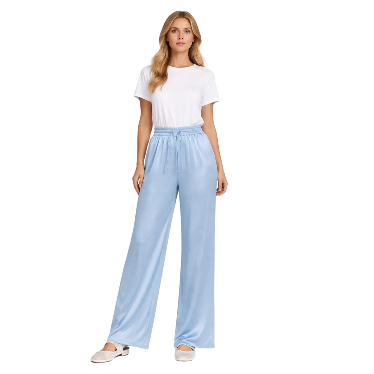 TAPERED GATHERED-WAIST TROUSERS "DAHLIA"
