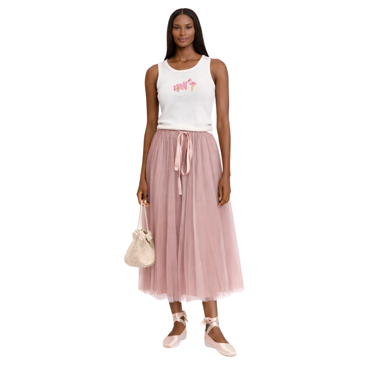TULLE PLEATED SKIRT (التنورة) “PRECIOUS”