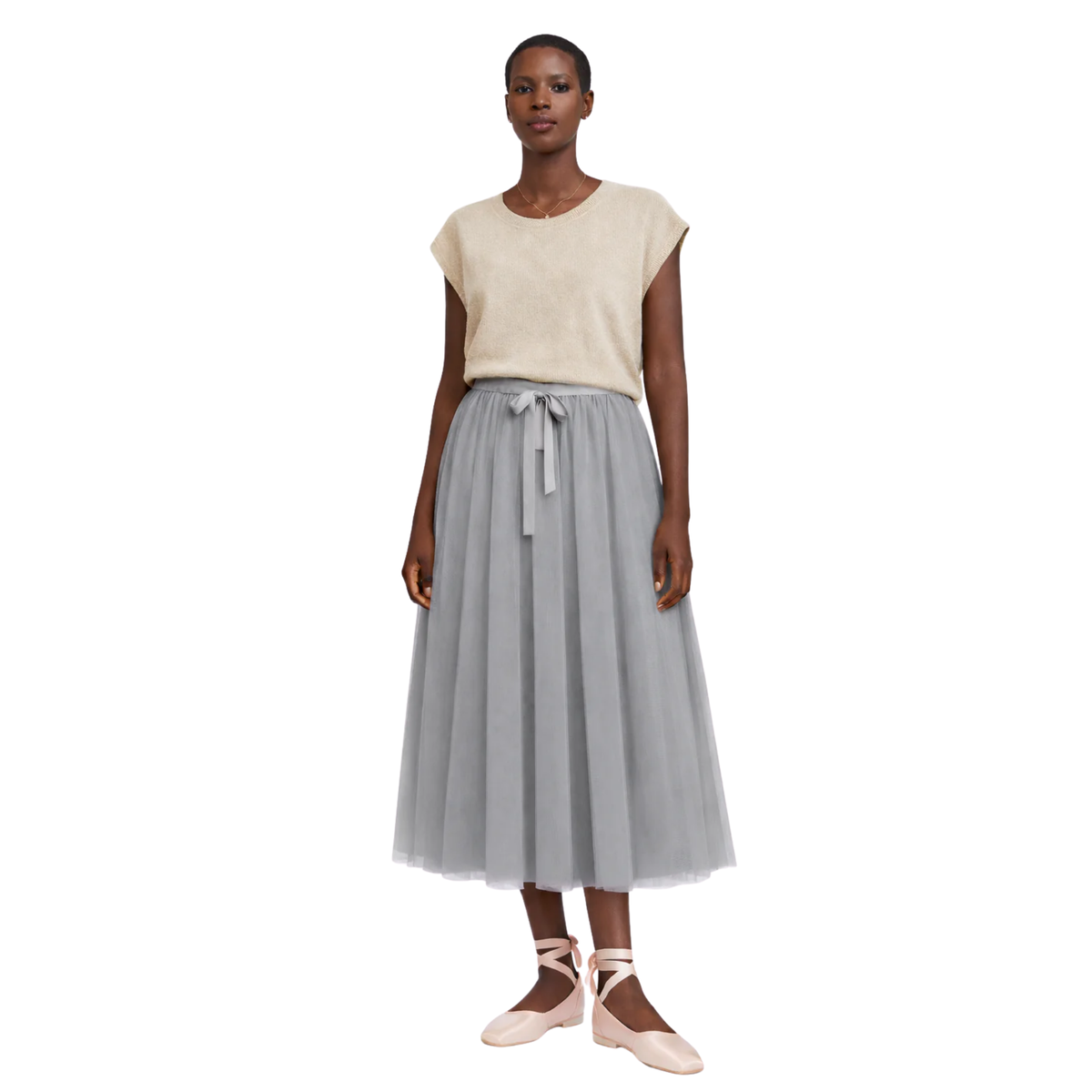 TULLE PLEATED SKIRT (التنورة) “PRECIOUS”