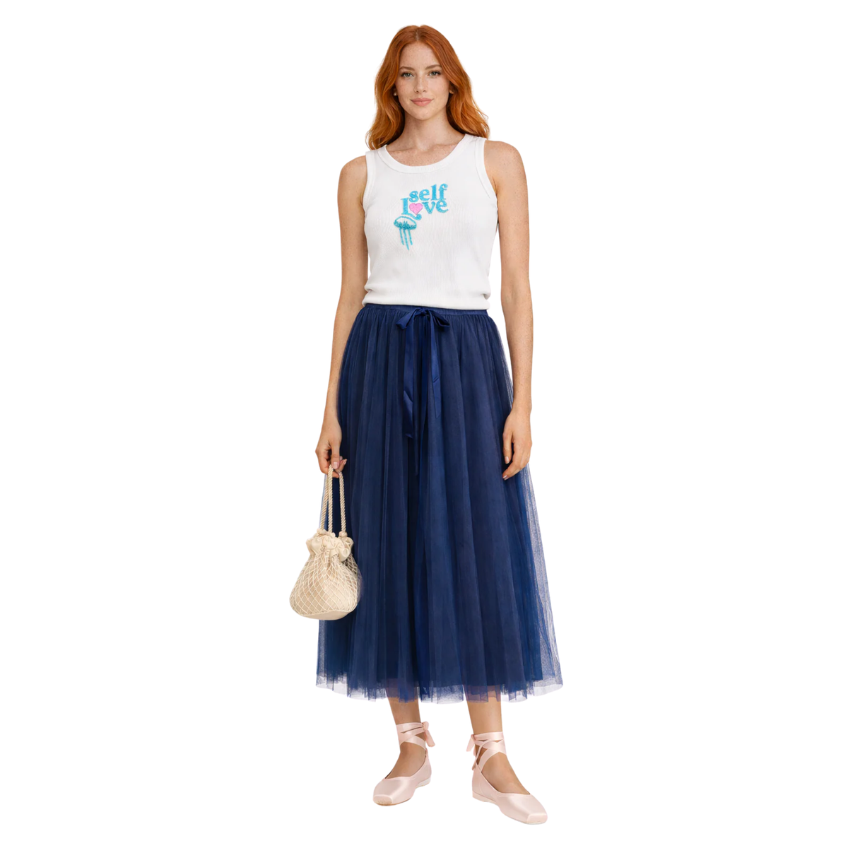 TULLE PLEATED SKIRT (التنورة) “PRECIOUS”