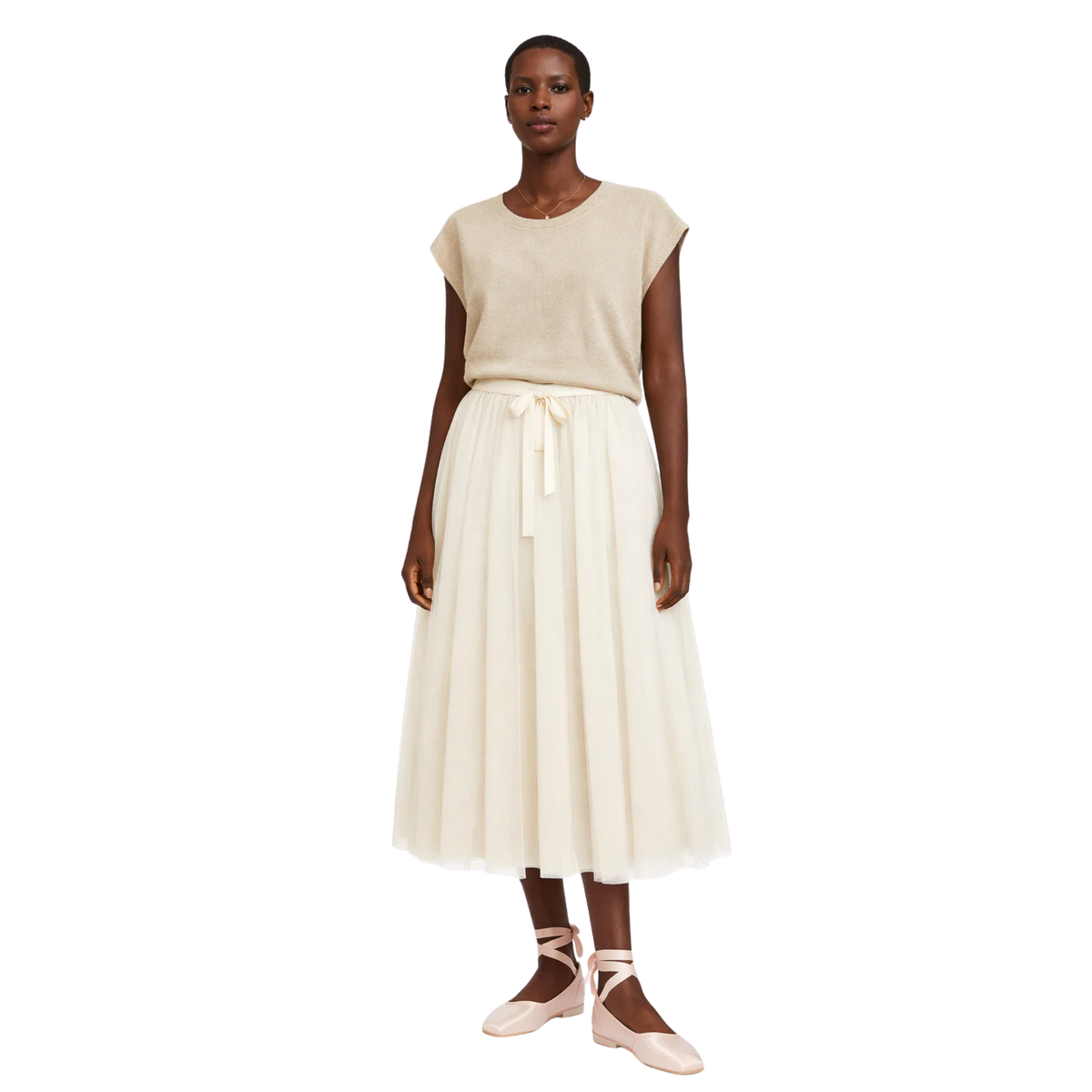 TULLE PLEATED SKIRT (التنورة) “PRECIOUS”
