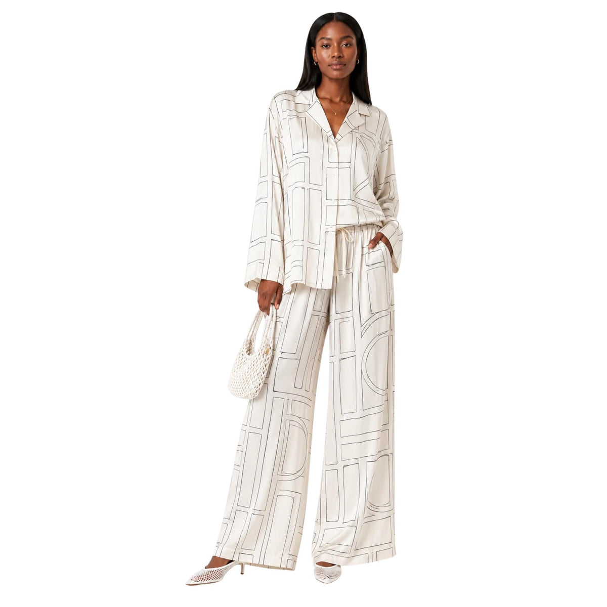 TWO-PIECE CO-ORD SET زوج “GEO LUX”