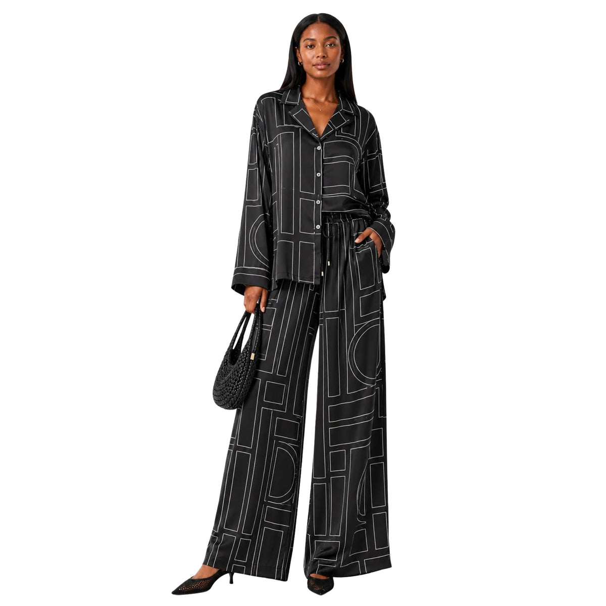 TWO-PIECE CO-ORD SET زوج “GEO LUX”