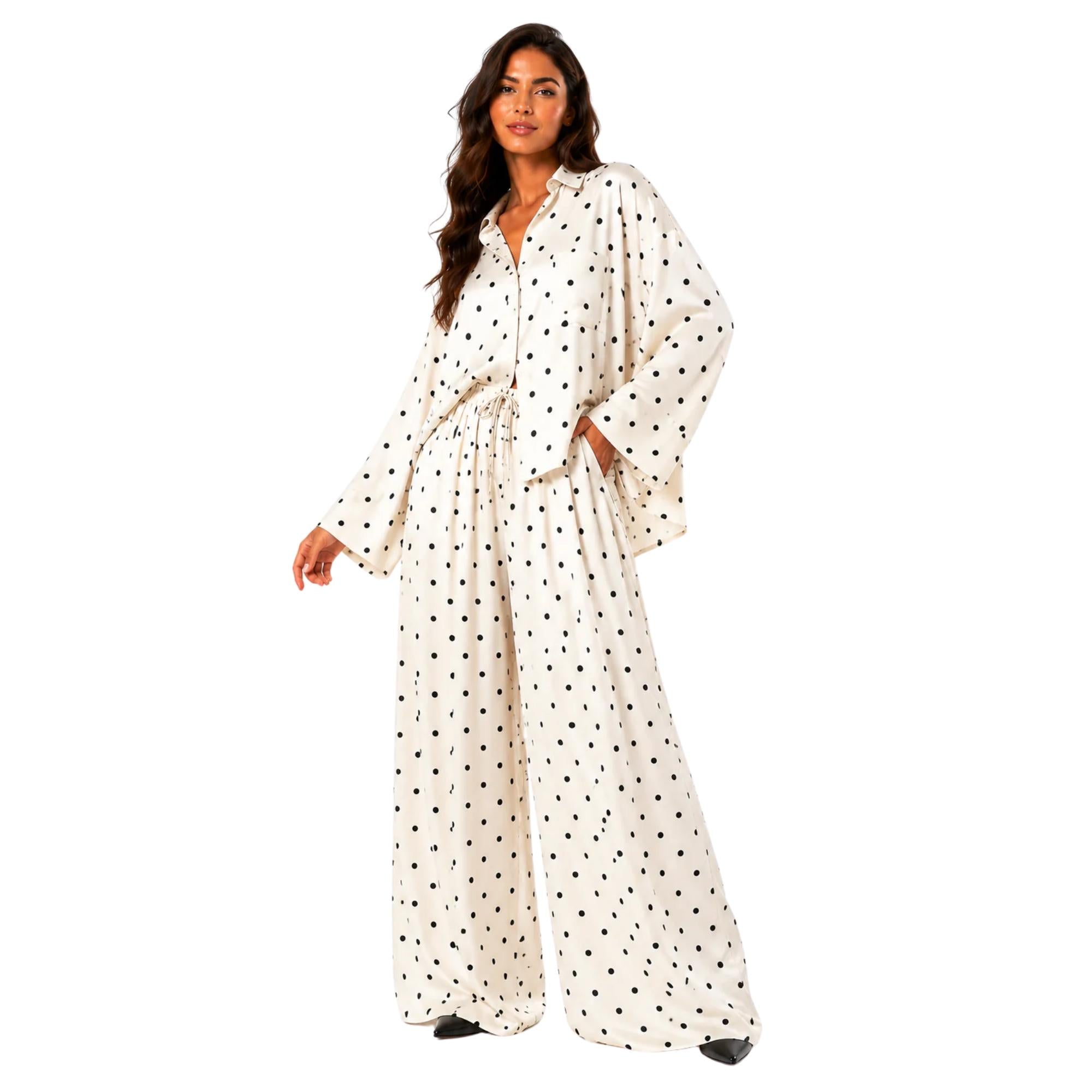 TWO-PIECE CO-ORD SET زوج “LUNA DOT”