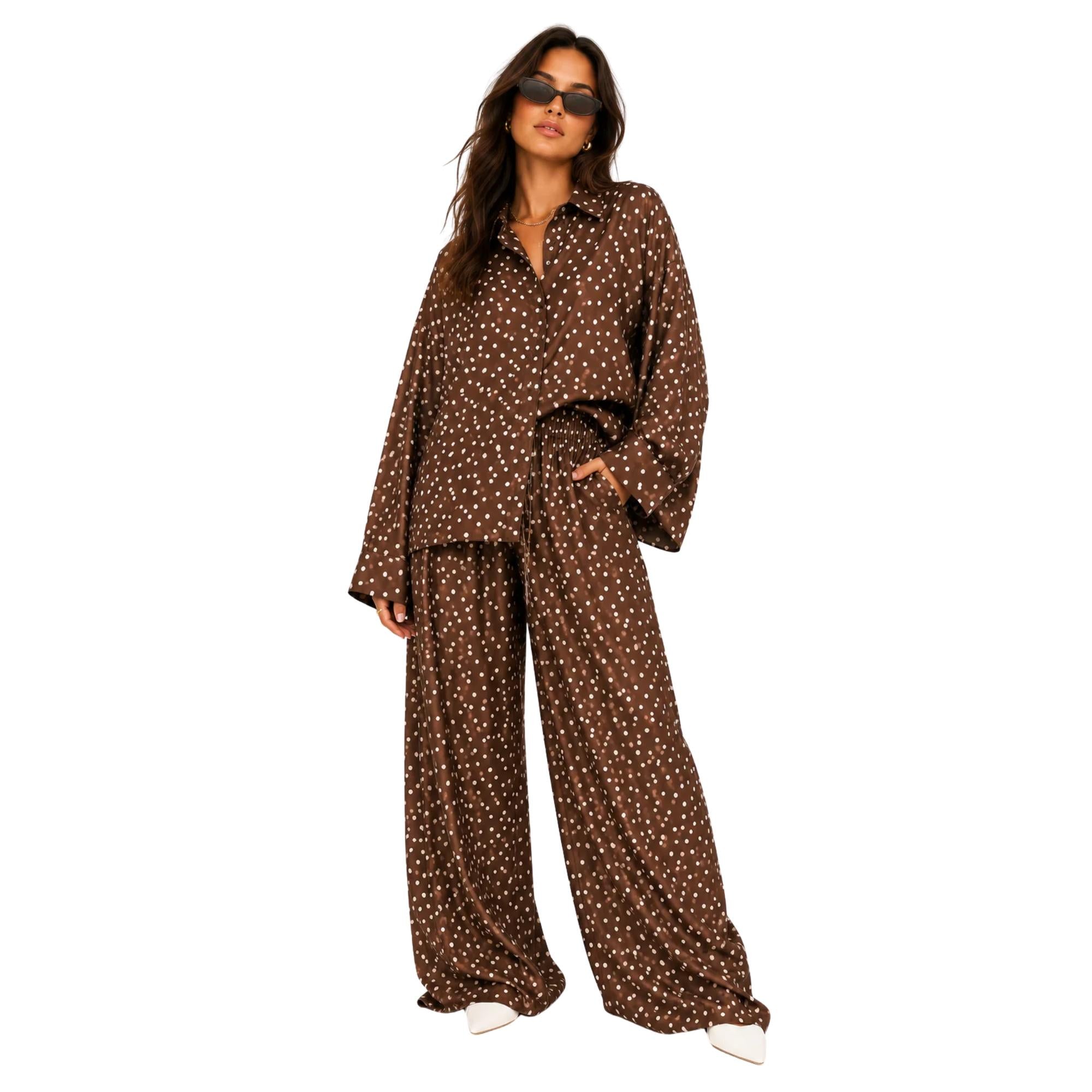 TWO-PIECE CO-ORD SET زوج “LUNA DOT”