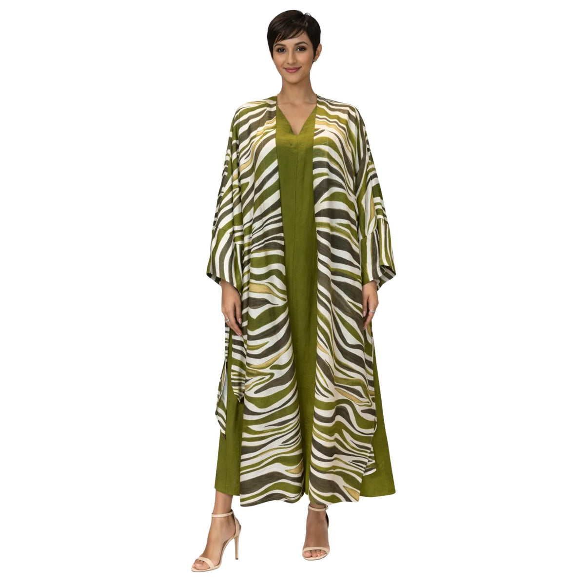 TWO-PIECE PRINTED SET زوج "NOOR GARDEN”