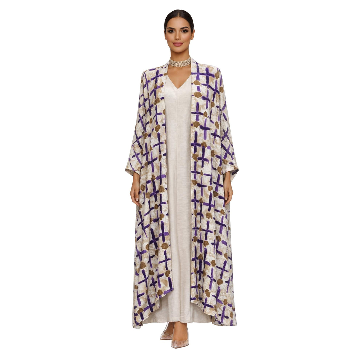 TWO-PIECE PRINTED SET زوج "NOOR GARDEN”