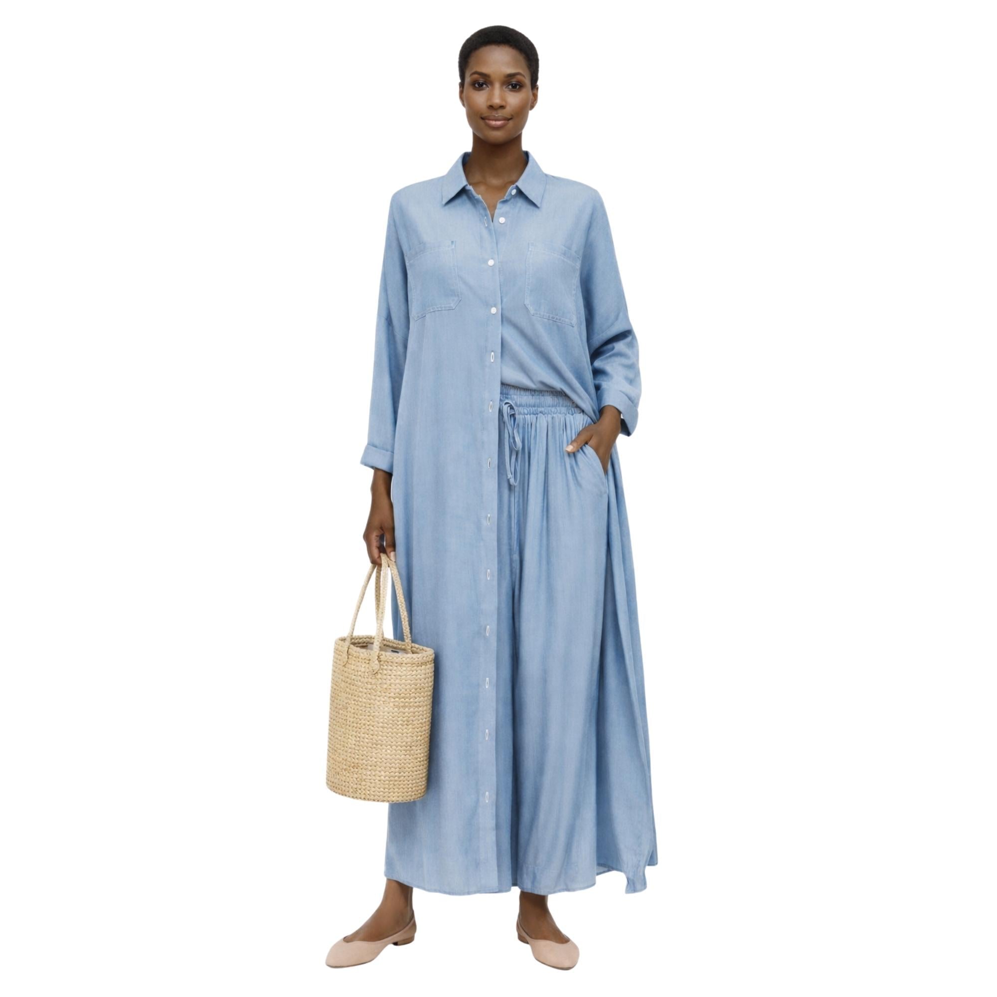 TWO-PIECE SHIRT SET زوج "OASIS HARMONY"