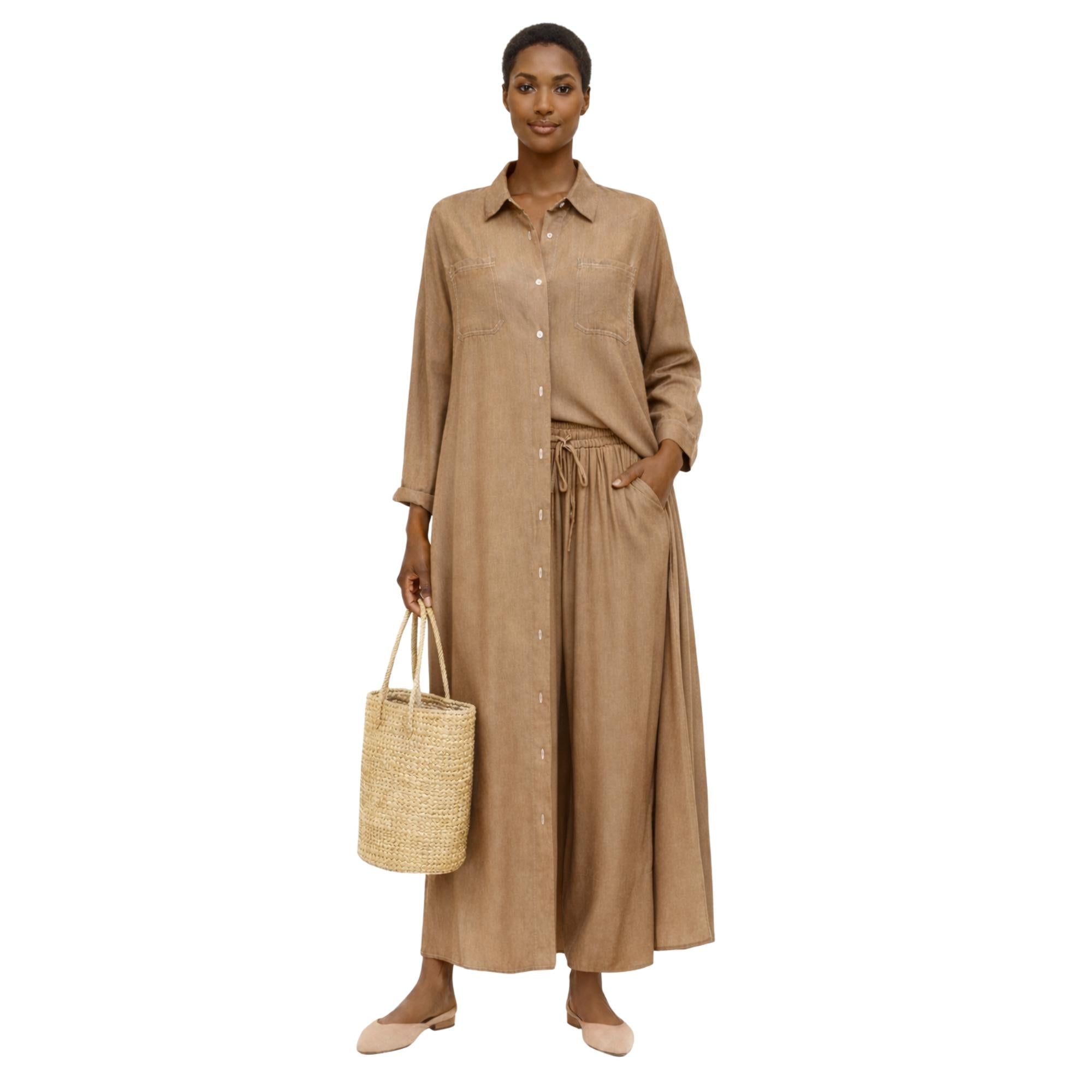 TWO-PIECE SHIRT SET زوج "OASIS HARMONY"