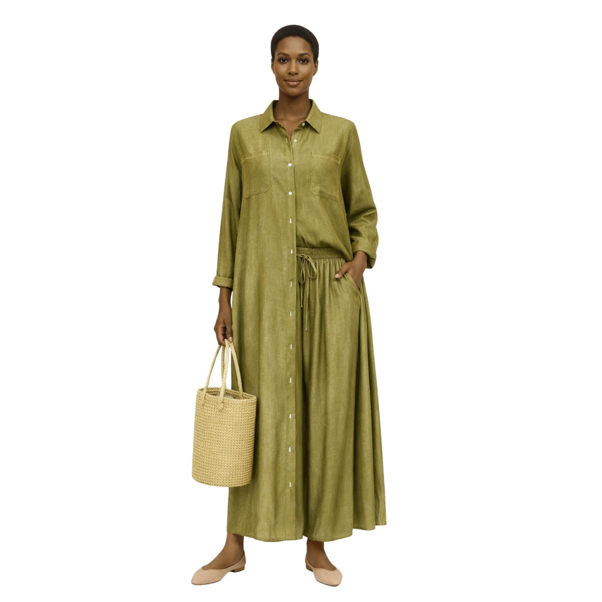 TWO-PIECE SHIRT SET زوج "OASIS HARMONY"