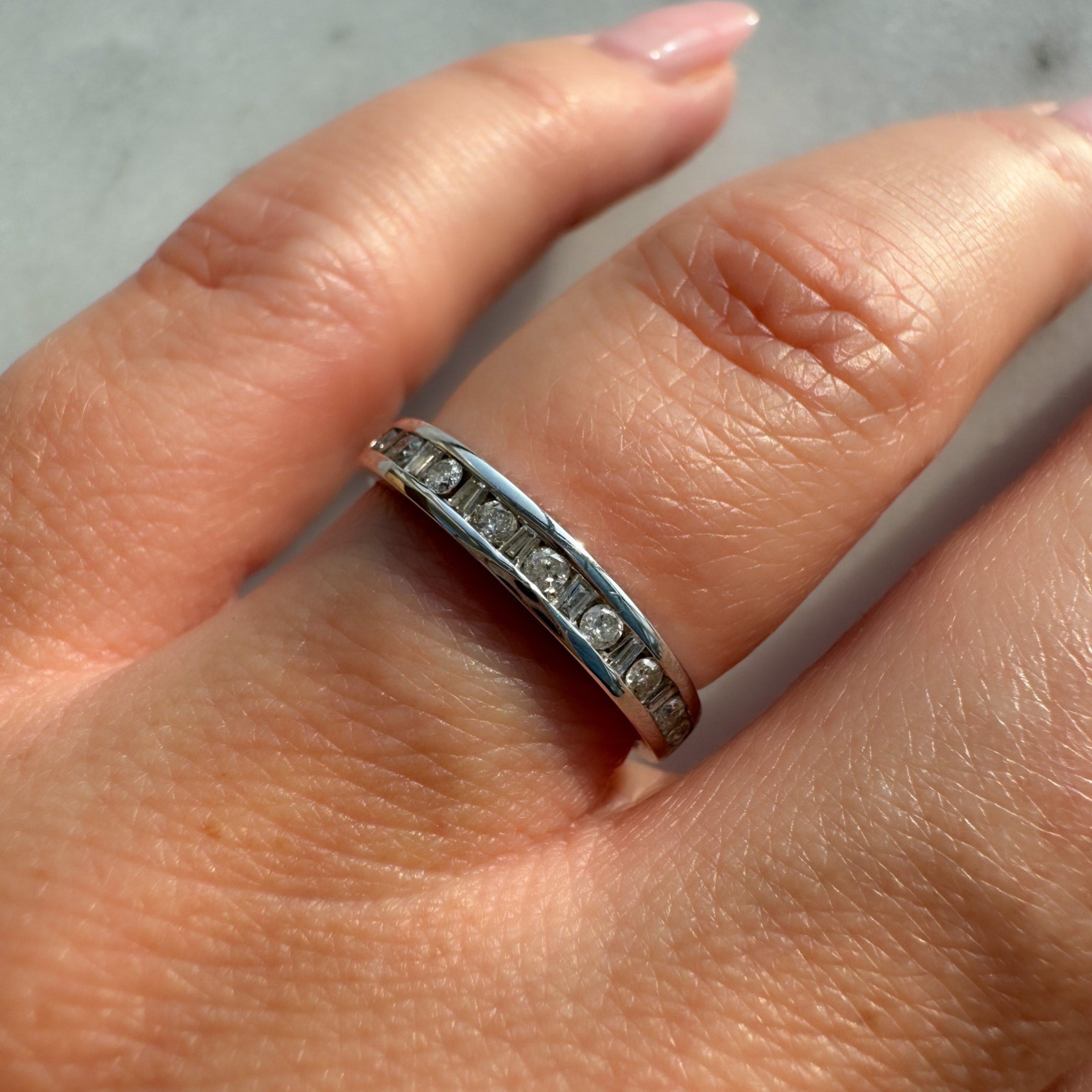 18ct White Gold 0.25ct Diamond Eternity Ring