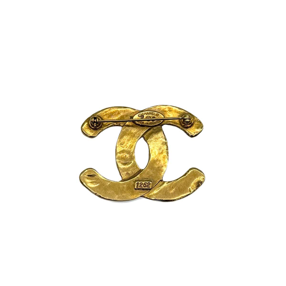 VINTAGE CHANEL BROOCH COCOMARK GOLD ACCESSORY 29 90320161