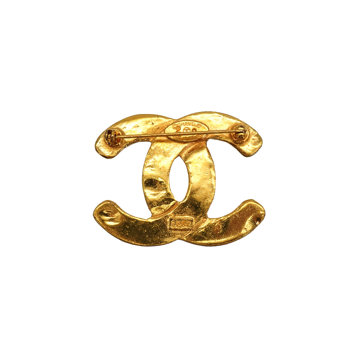 VINTAGE CHANEL COCOMARK BROOCH GOLD ACCESSORY 29 90337715