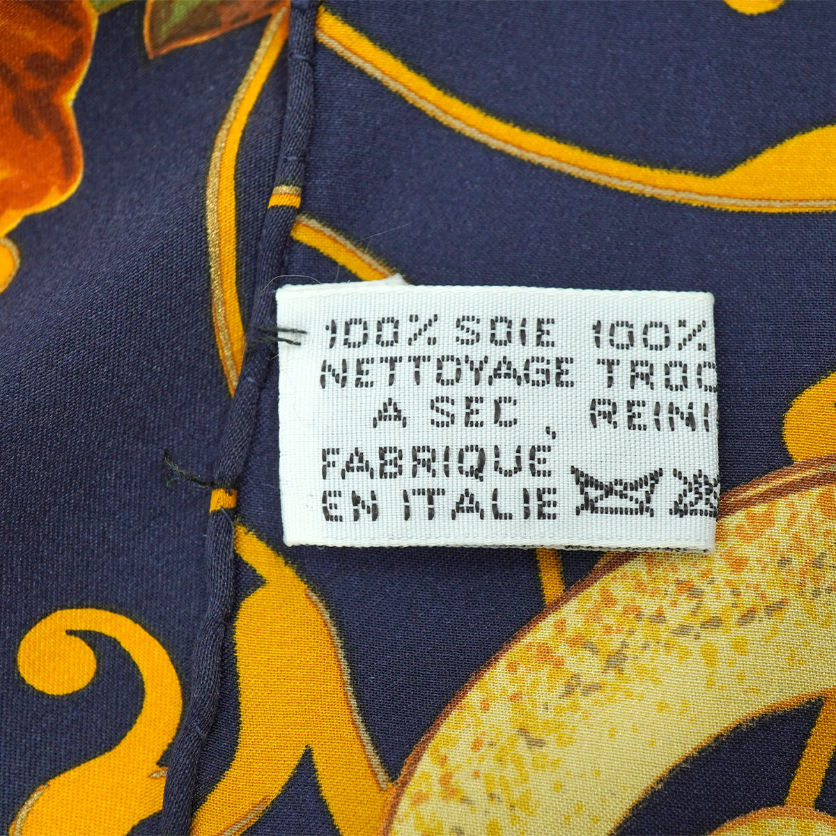 CHANEL COCOMARK SUNFLOWER PATTERN SCARF MULTICOLOR SILK 90326882
