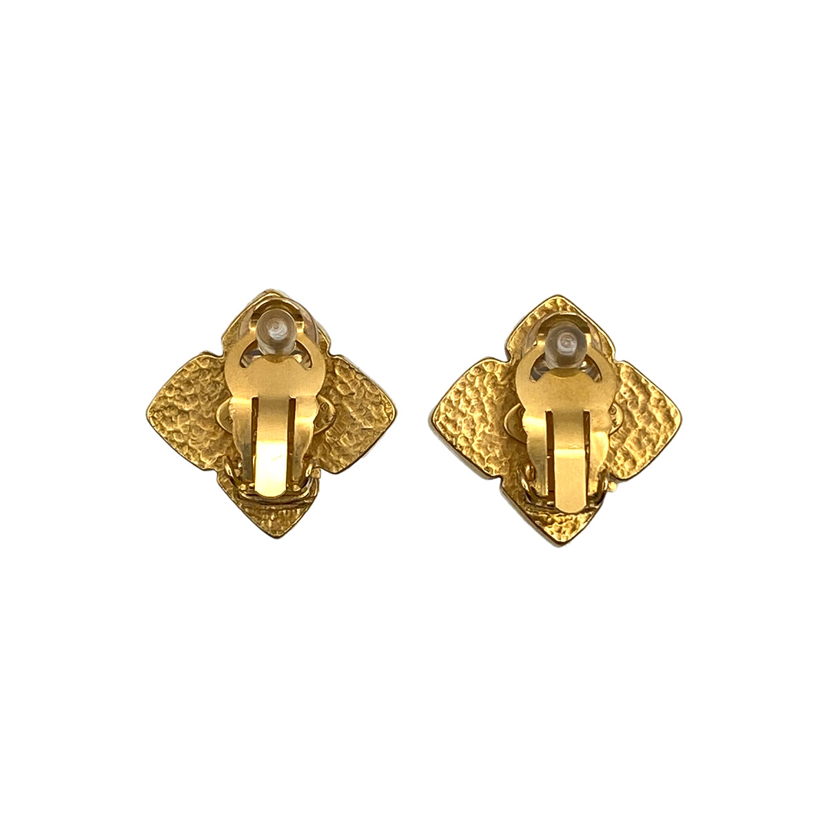 VINTAGE CHANEL EARRINGS COCOMARK GRIPOIX ACCESSORY 94A 90326873