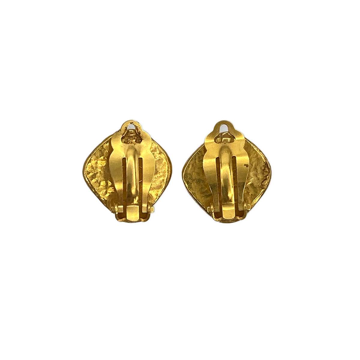 VINTAGE CHANEL EARRINGS COCOMARK GOLD ACCESSORY 97A 90321051