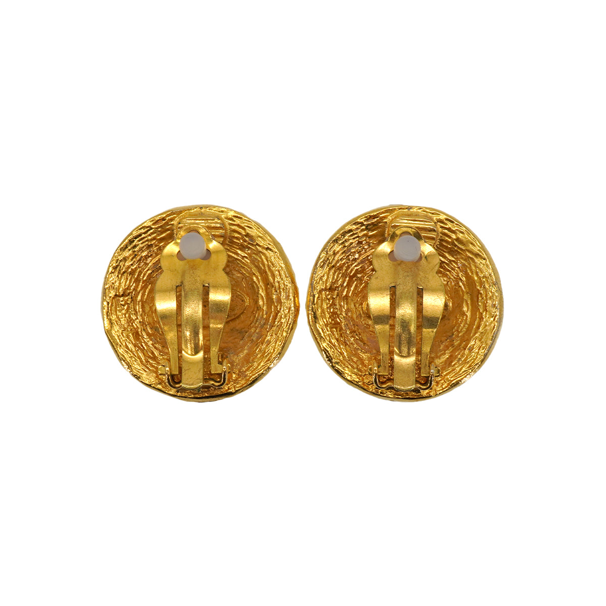 VINTAGE CHANEL EARRINGS ROUND COCOMARK ACCESSORY 90334882