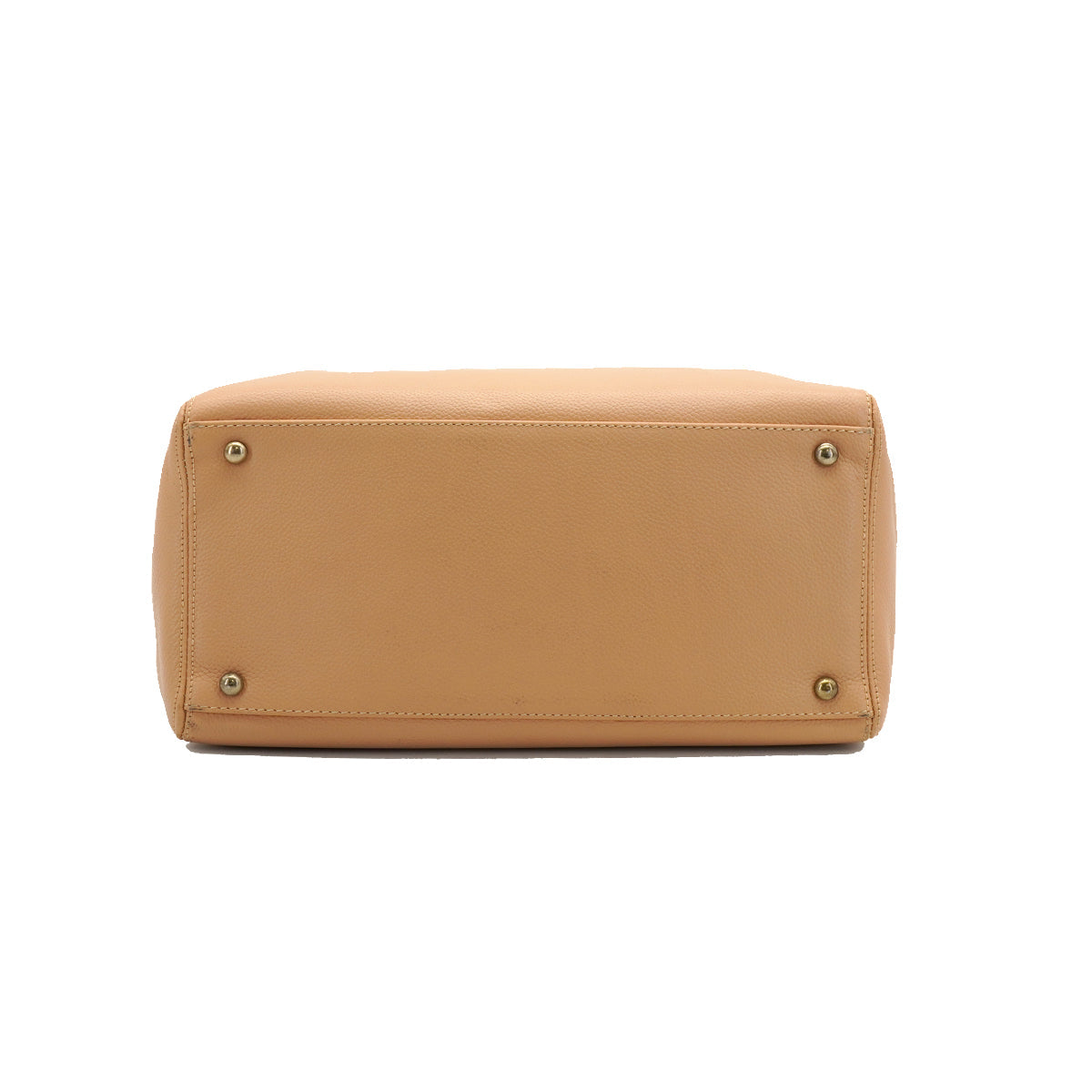 VINTAGE CHANEL EXECUTIVE TOTE SHOULDER BAG BEIGE LEATHER GOLD HARDWARE 90335133
