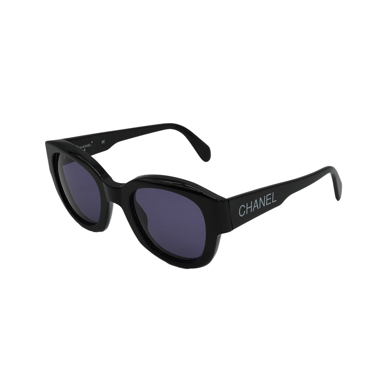 VINTAGE CHANEL LOGO SUNGLASSES BLACK EYEWEAR 90327883