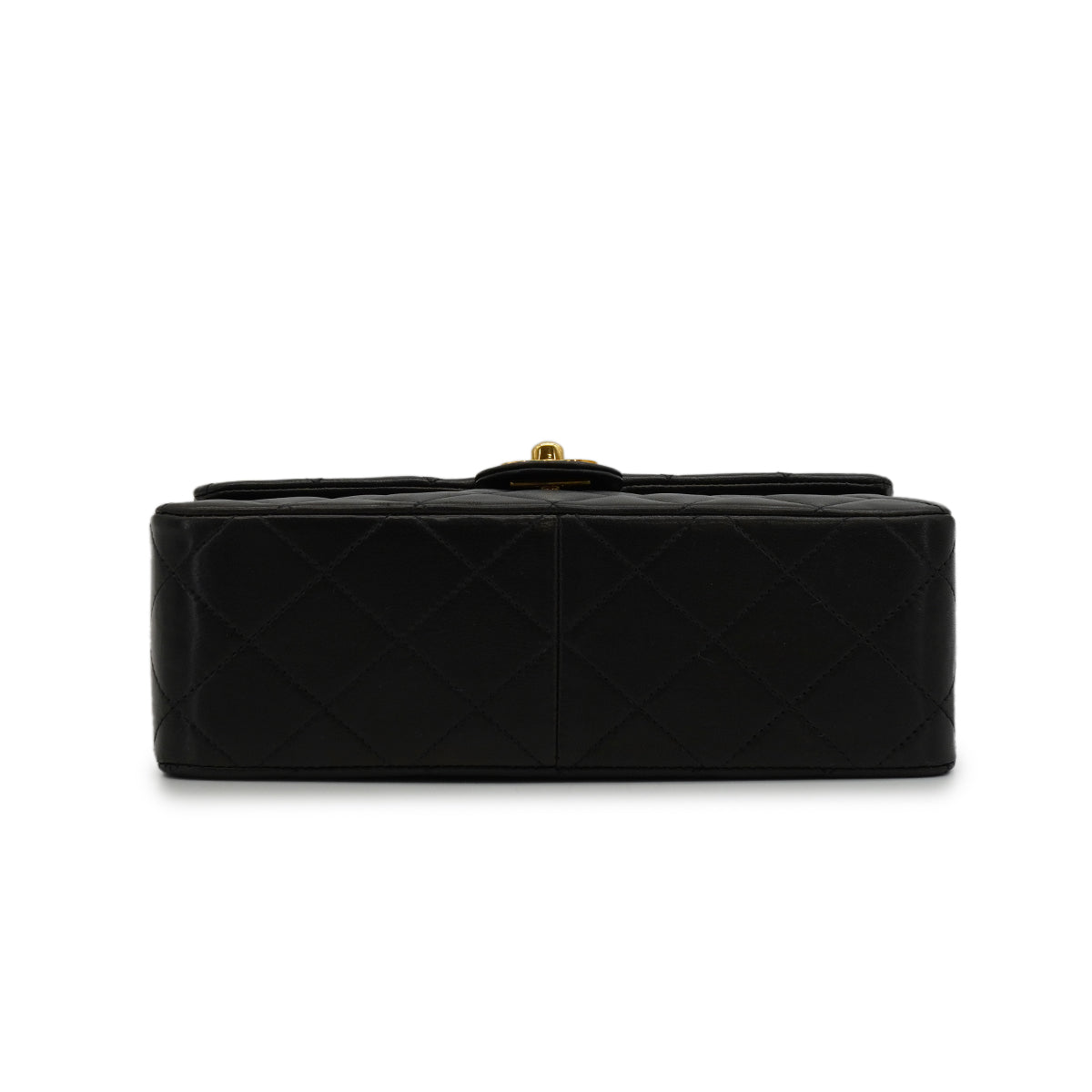 VINTAGE CHANEL MATELASSE COCOMARK CHAIN SHOULDER BAG BLACK LAMB SKIN GOLD HARDWARE 90346664
