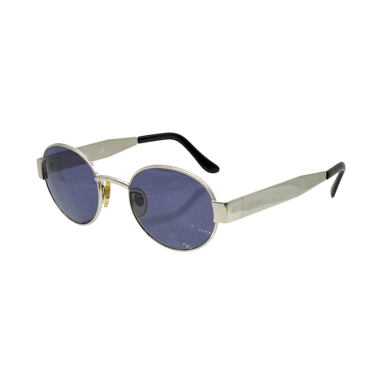 VINTAGE CHANEL SUNGLASSES SILVER EYEWEAR 90334513