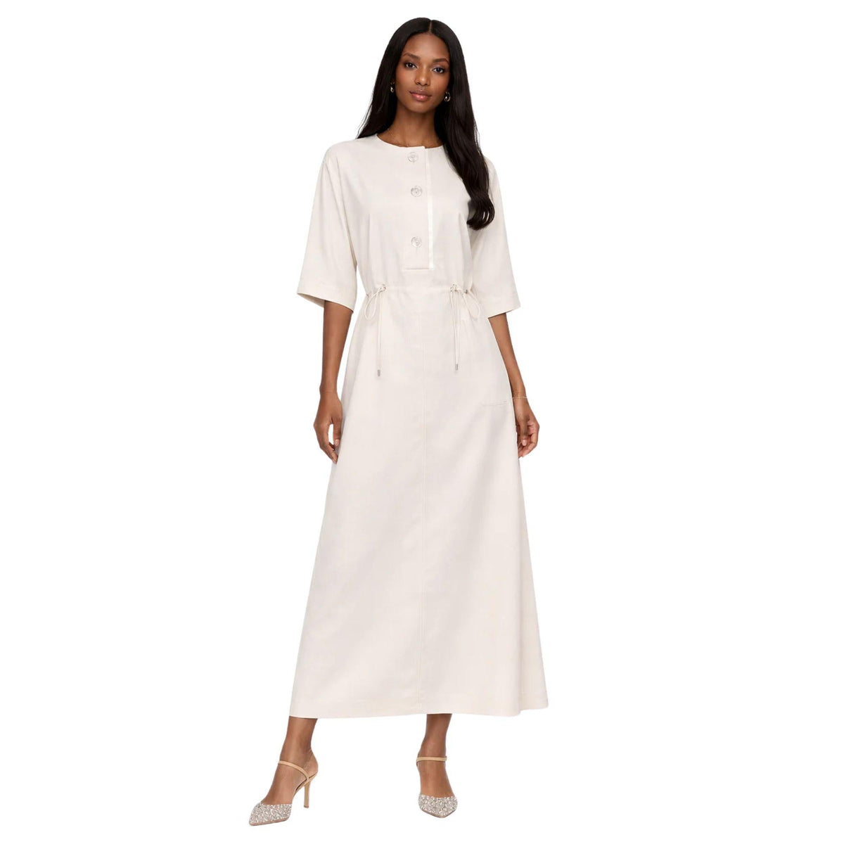 WAIST DRAWSTRING DRESS “ALEX”