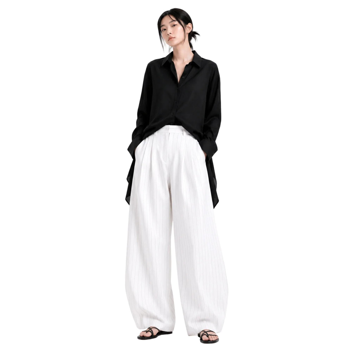 WIDE LEG TROUSERS (بنطلون) “LIE”