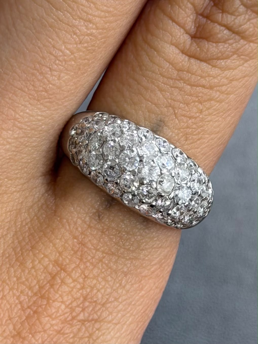 Ring in Pt900 - Pave Diamond D2.00 2208 JJC1481
