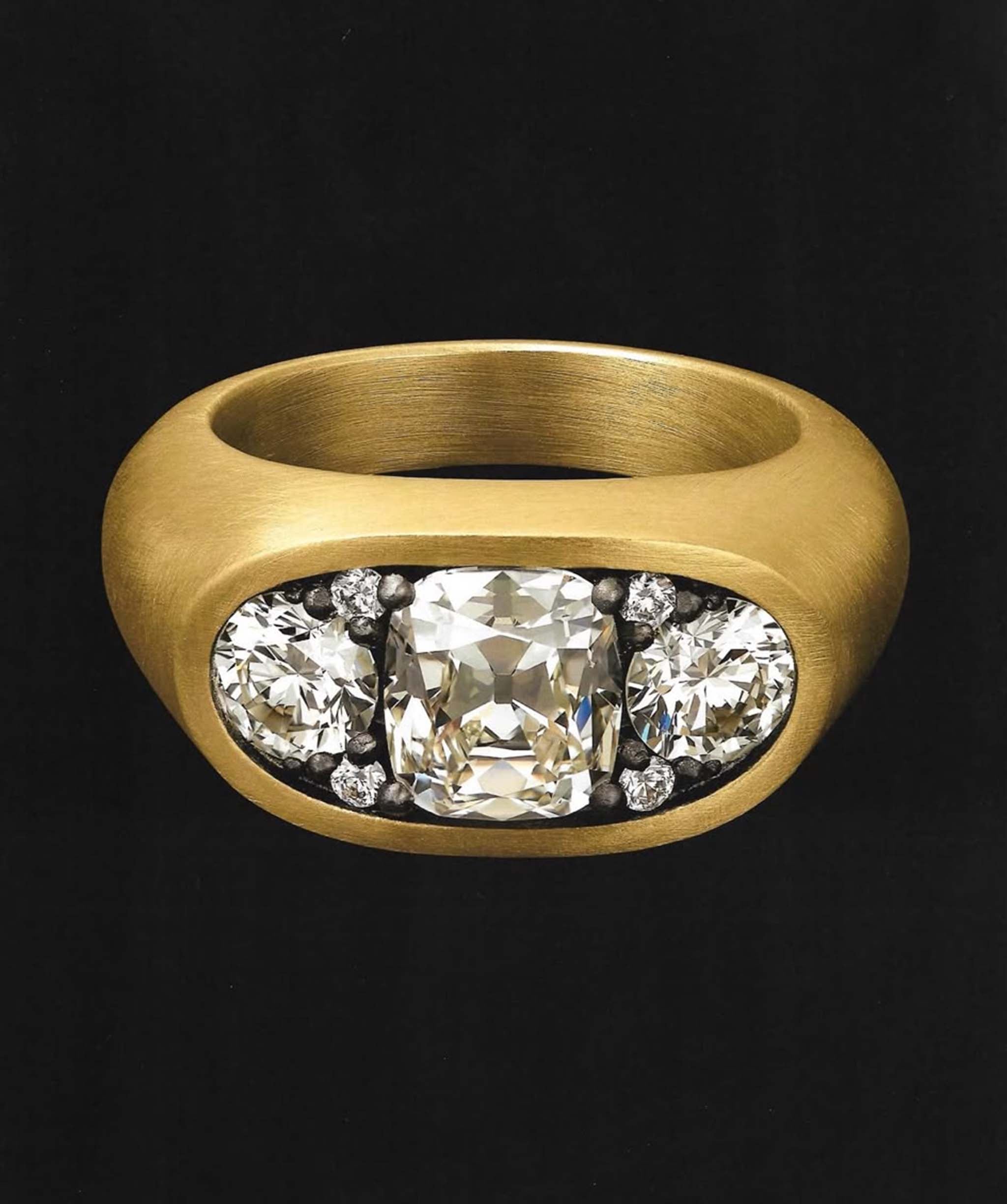 18k Royal Matte Ring EW (setting only) SABSET005