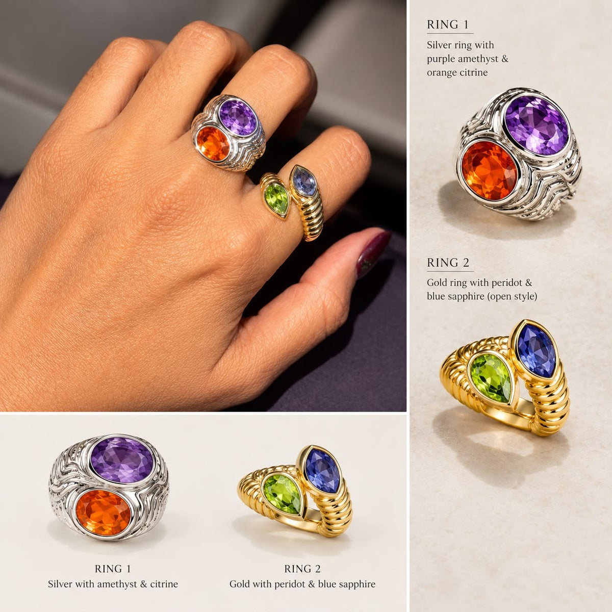 Luxury Promise Silver Dragon Ring SETTING ONLY SABSET063