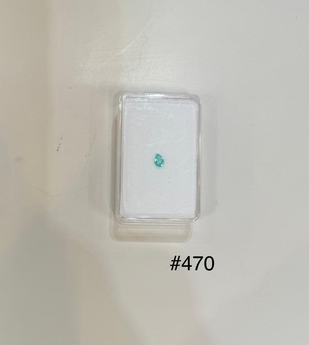 0.45ct PEAR NIGERIAN PARAIBA DXBCS7016