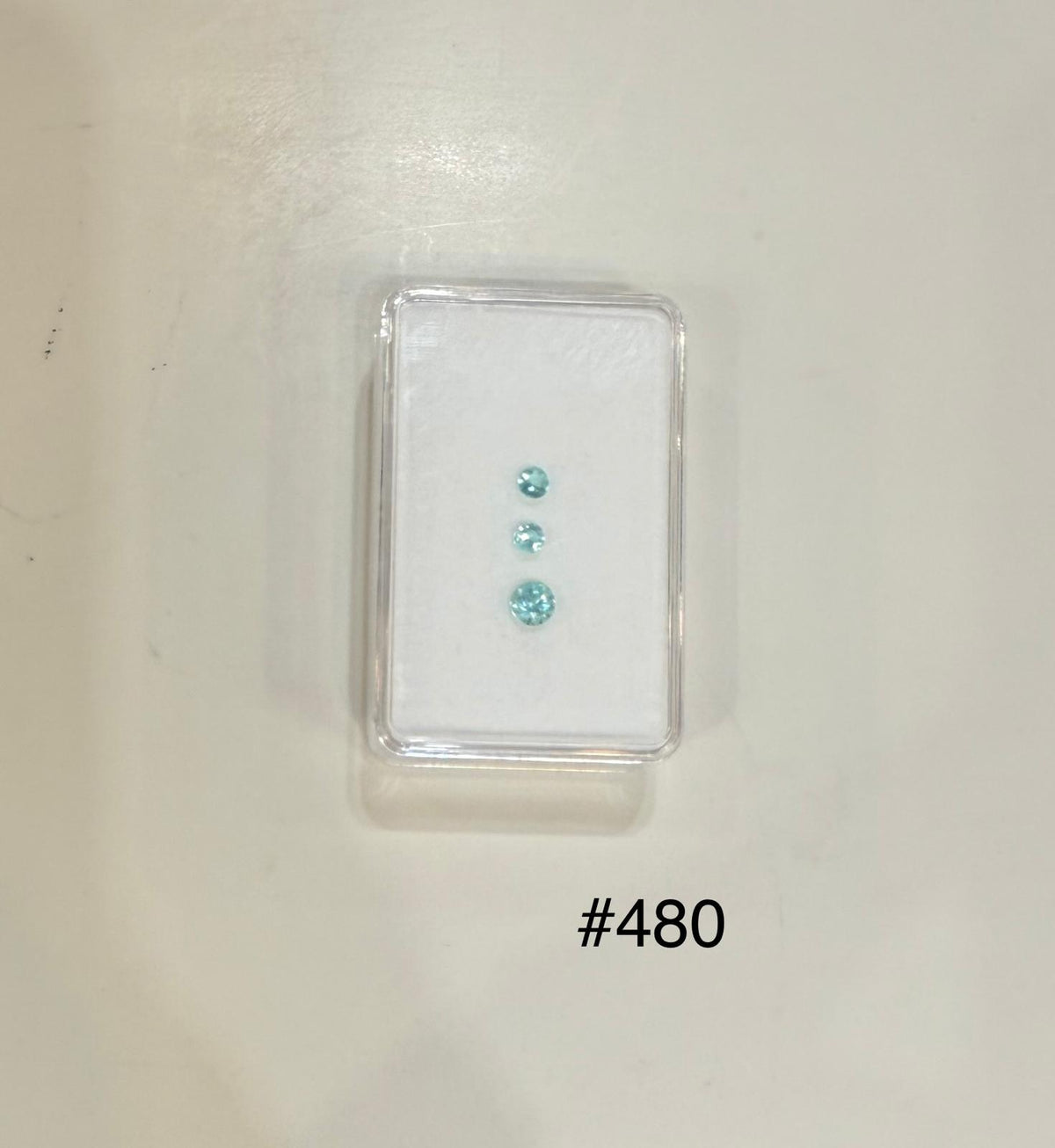 0.95ct ROUND NIGERIAN PARAIBA DXBCS7026