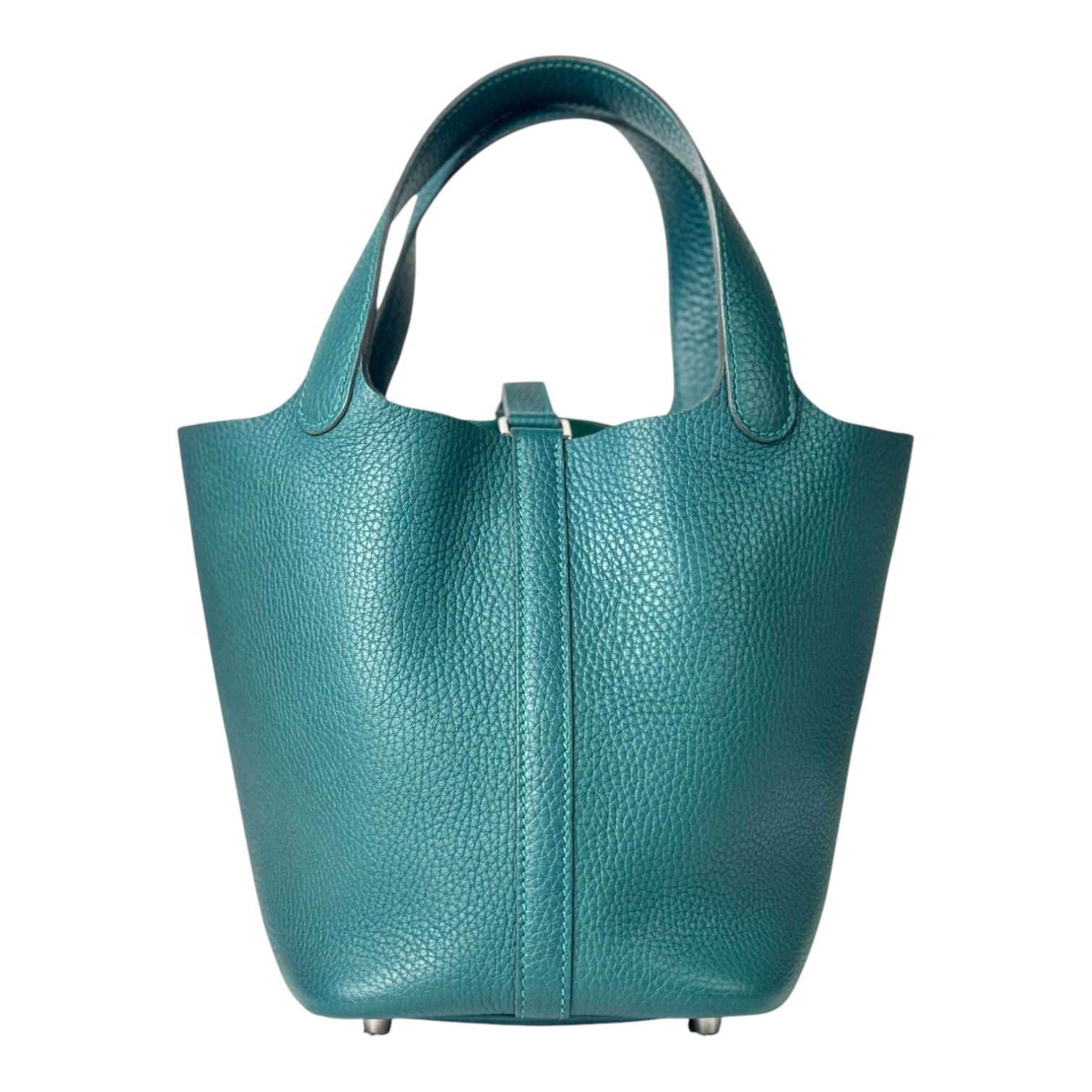 Hermes Picotin 18cm Bag Green with PHW
