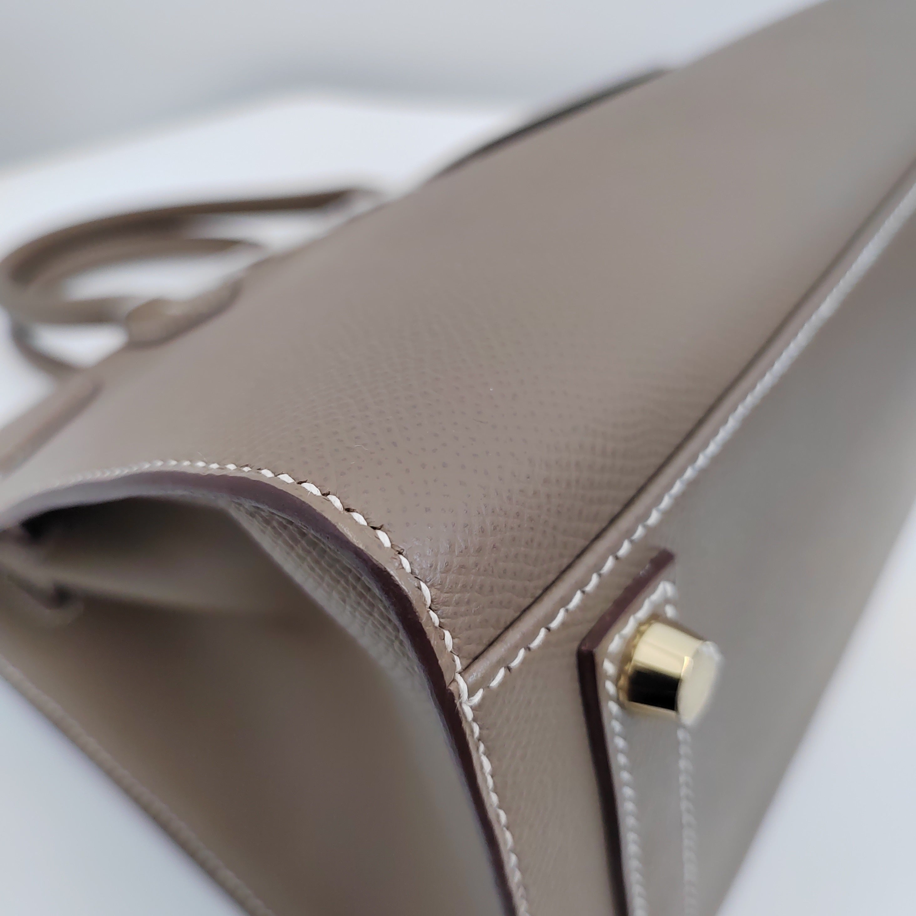 Hermès Birkin 30 Etoupe Epsom Leather GHW -Stamp Z