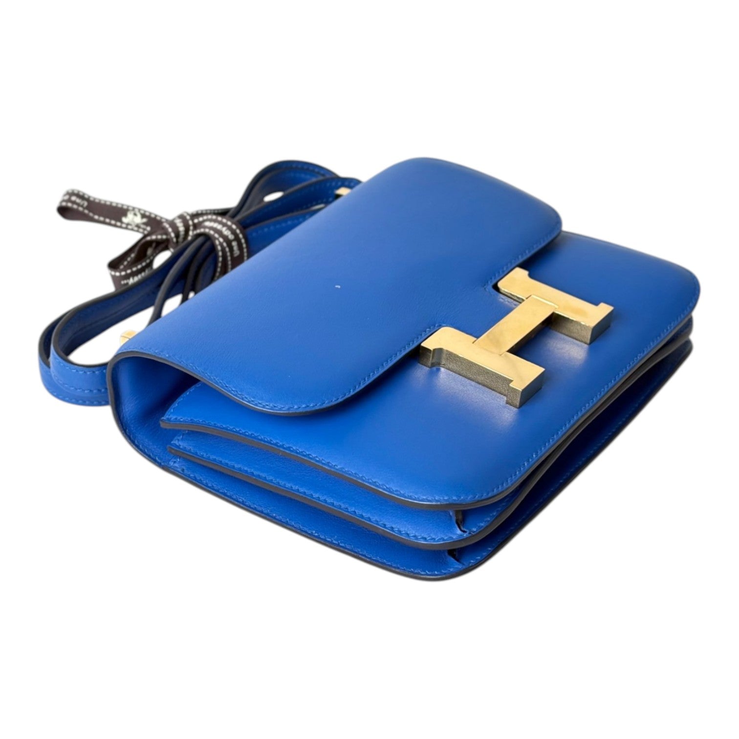 Hermes Constance Mini in Blue Swift with GHW