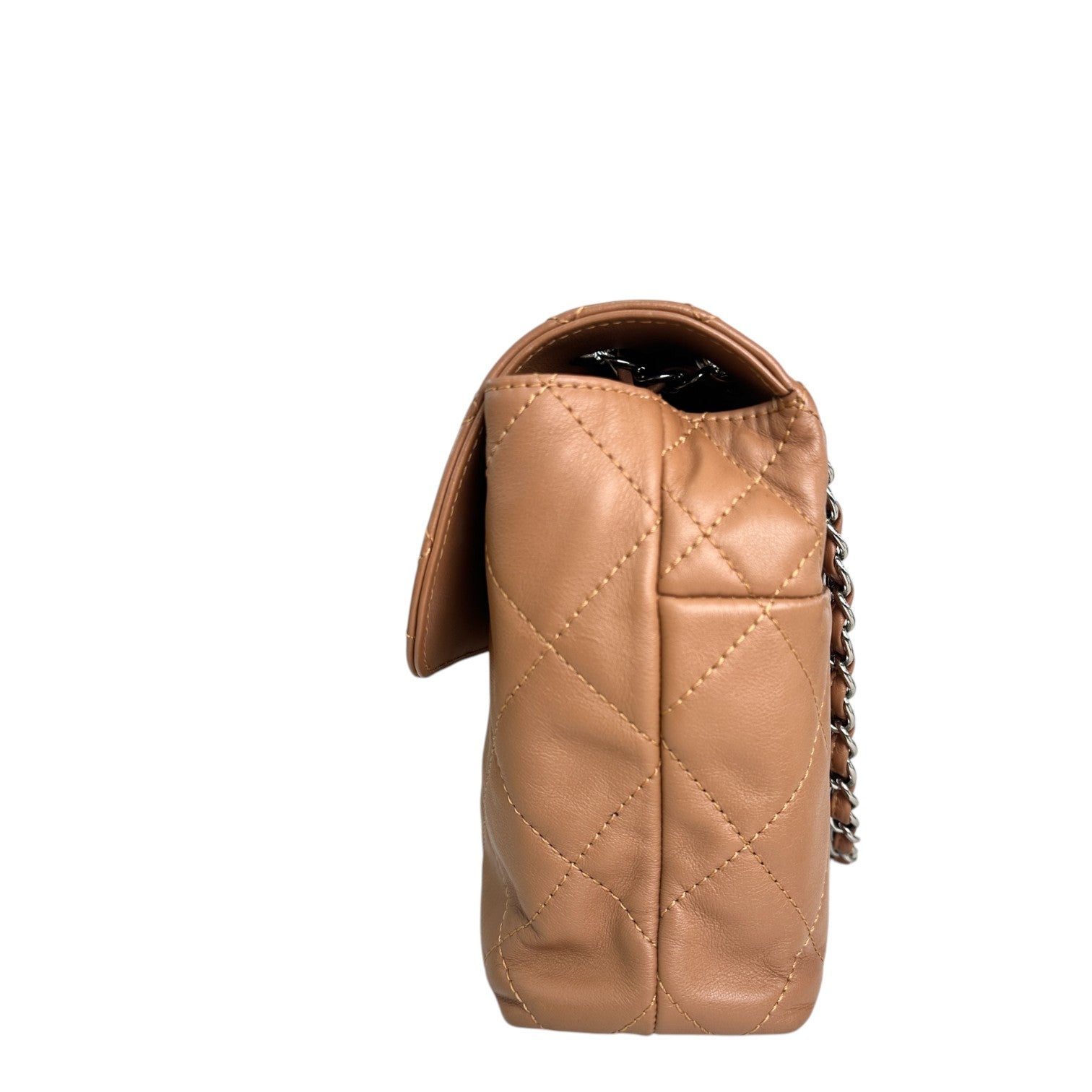 Chanel In The Business Shoulder Bag Brown - Full Set