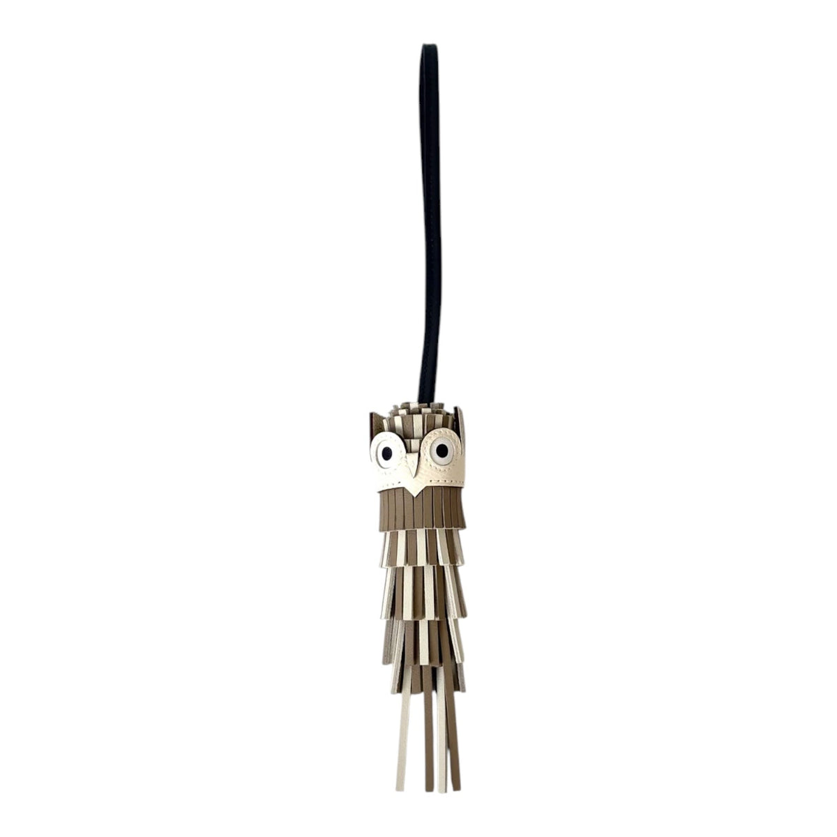 Hermes Chouette Bag Charm Beige - New in Box