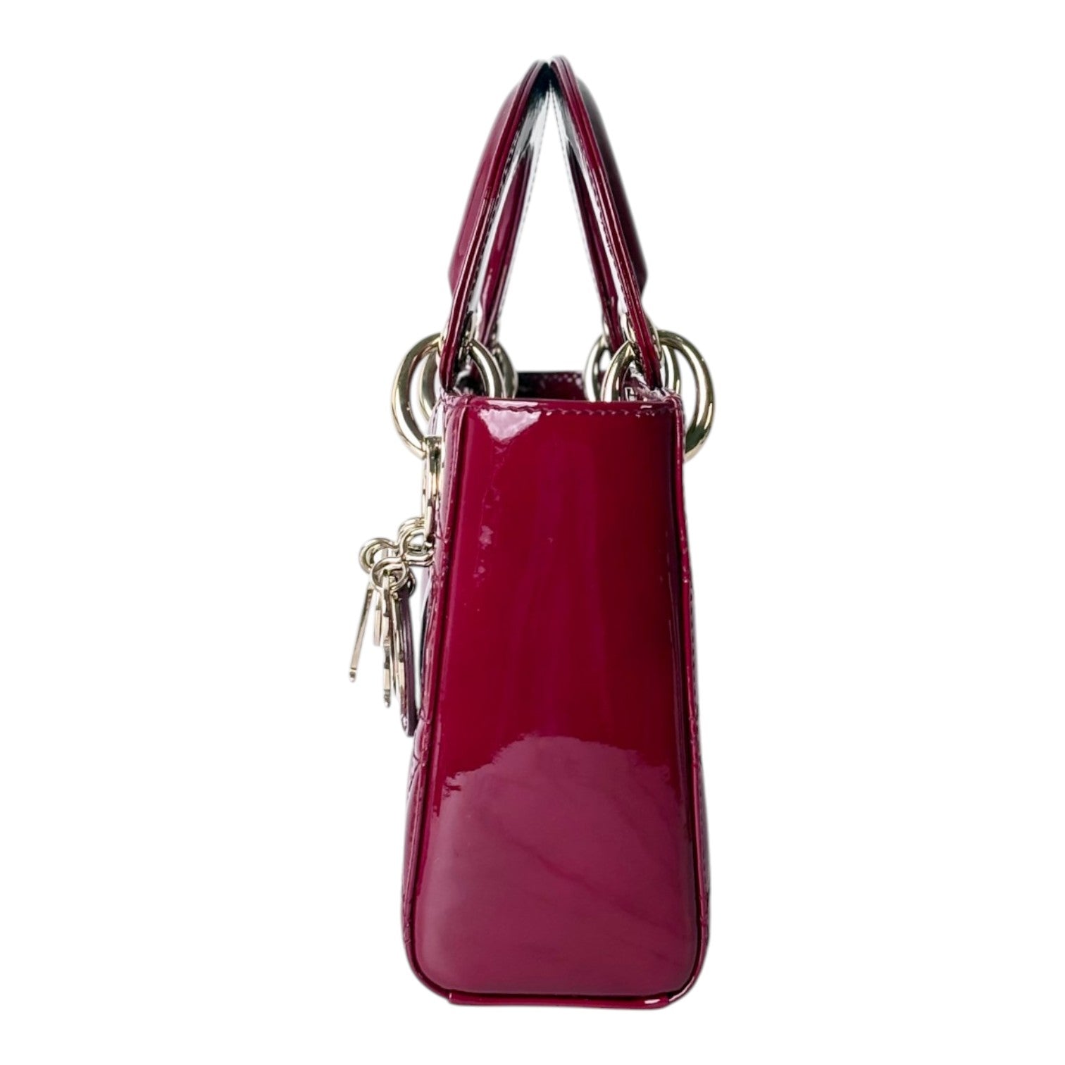 Dior Red Patient Lady Dior Mini Bag
