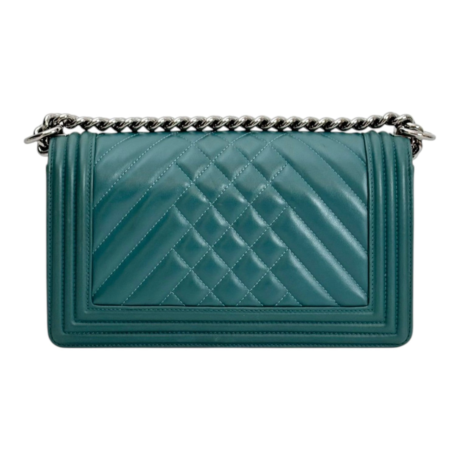Chanel Green Medium Leboy Bag