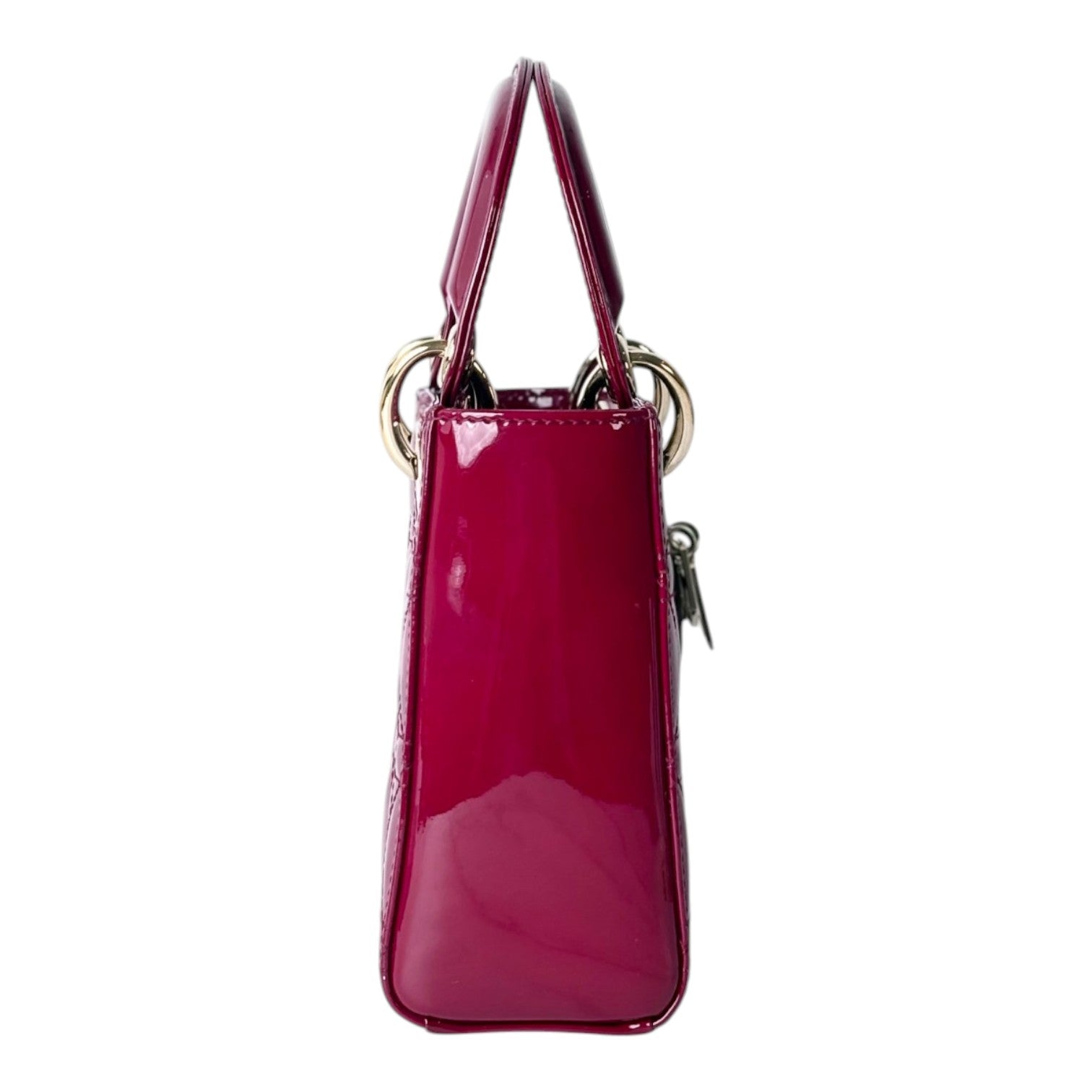Dior Red Patient Lady Dior Mini Bag