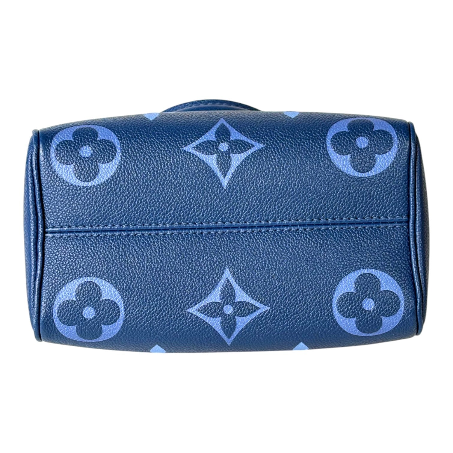 Louis Vuitton Speedy 20cm Blue Bag - Full Set