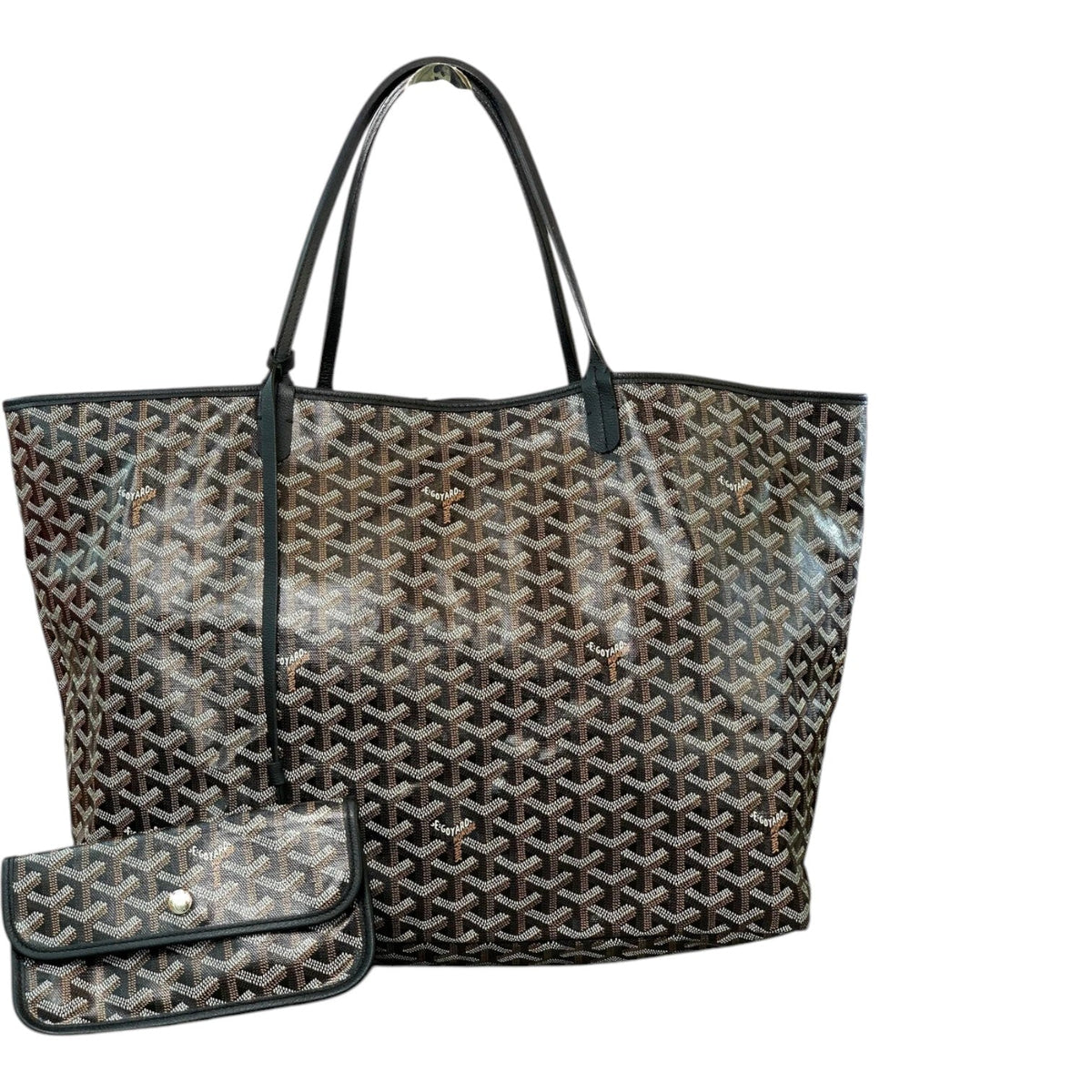 Goyard St Louis GM Black Tote Bag