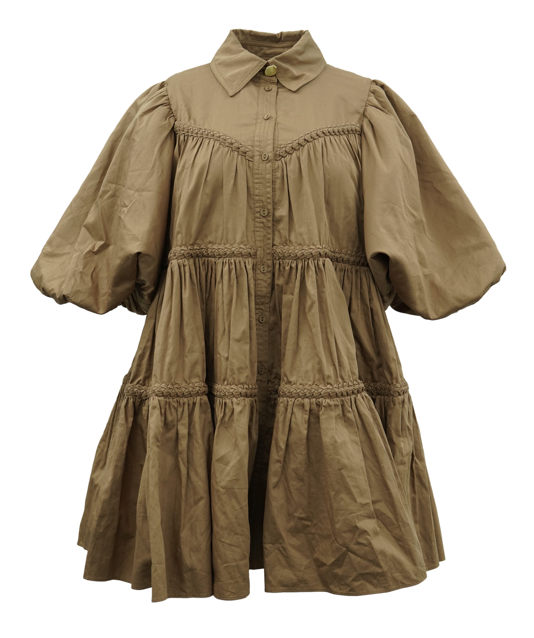Aje Aje dress brown AKC0789