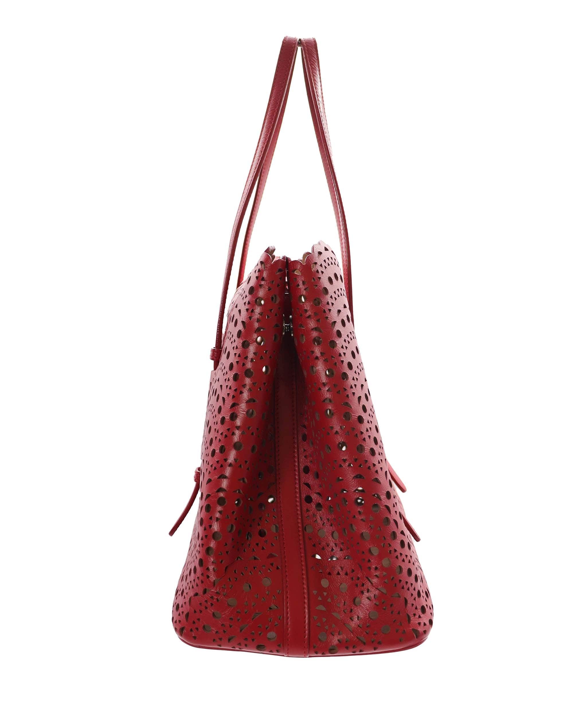 Alaïa ALAIA Hand bag Red with Wallet, Mirror & Dustbag ASC6416