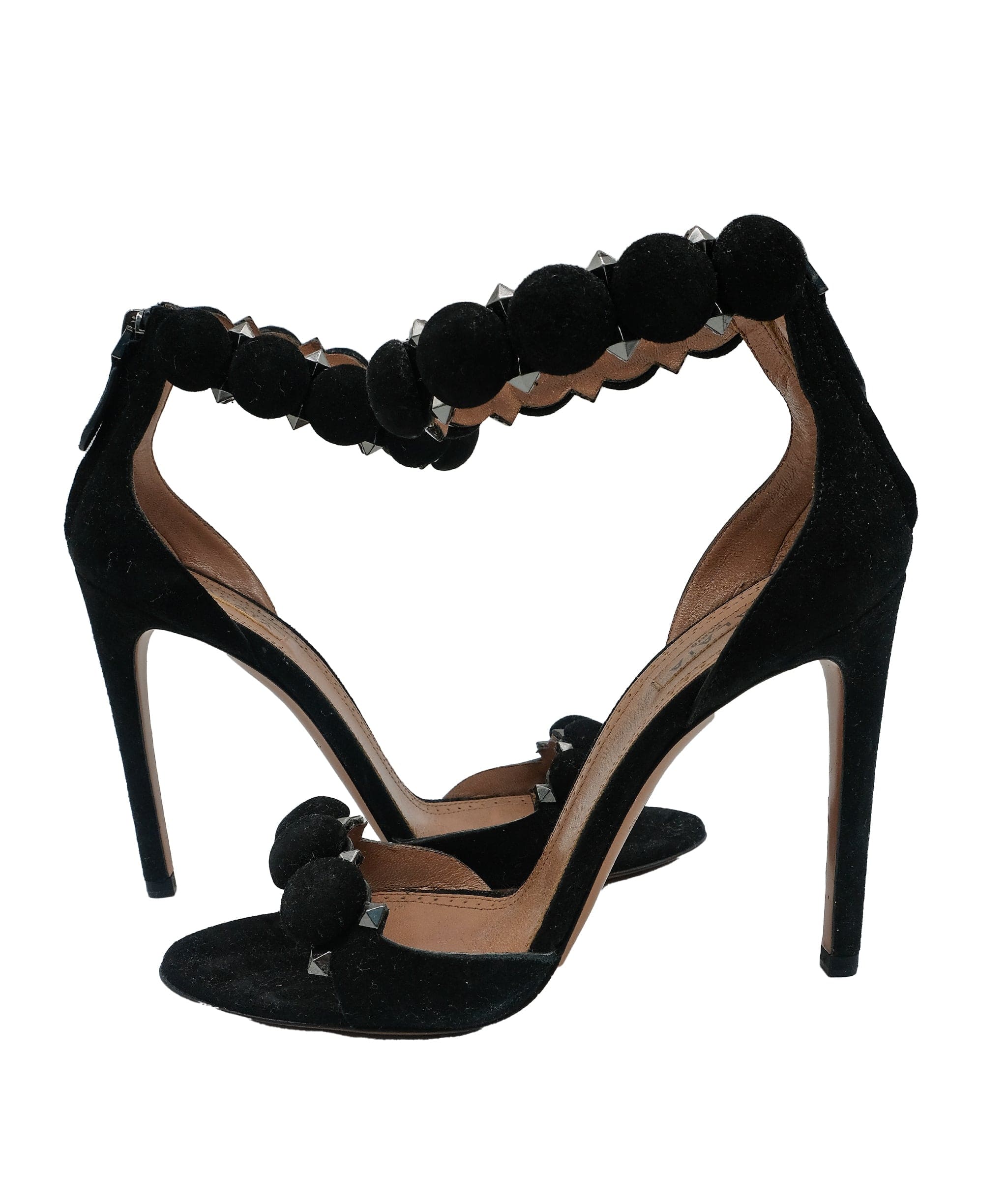 Alaïa Alaia Bambe Sandals Suede Black 36 RJC3288