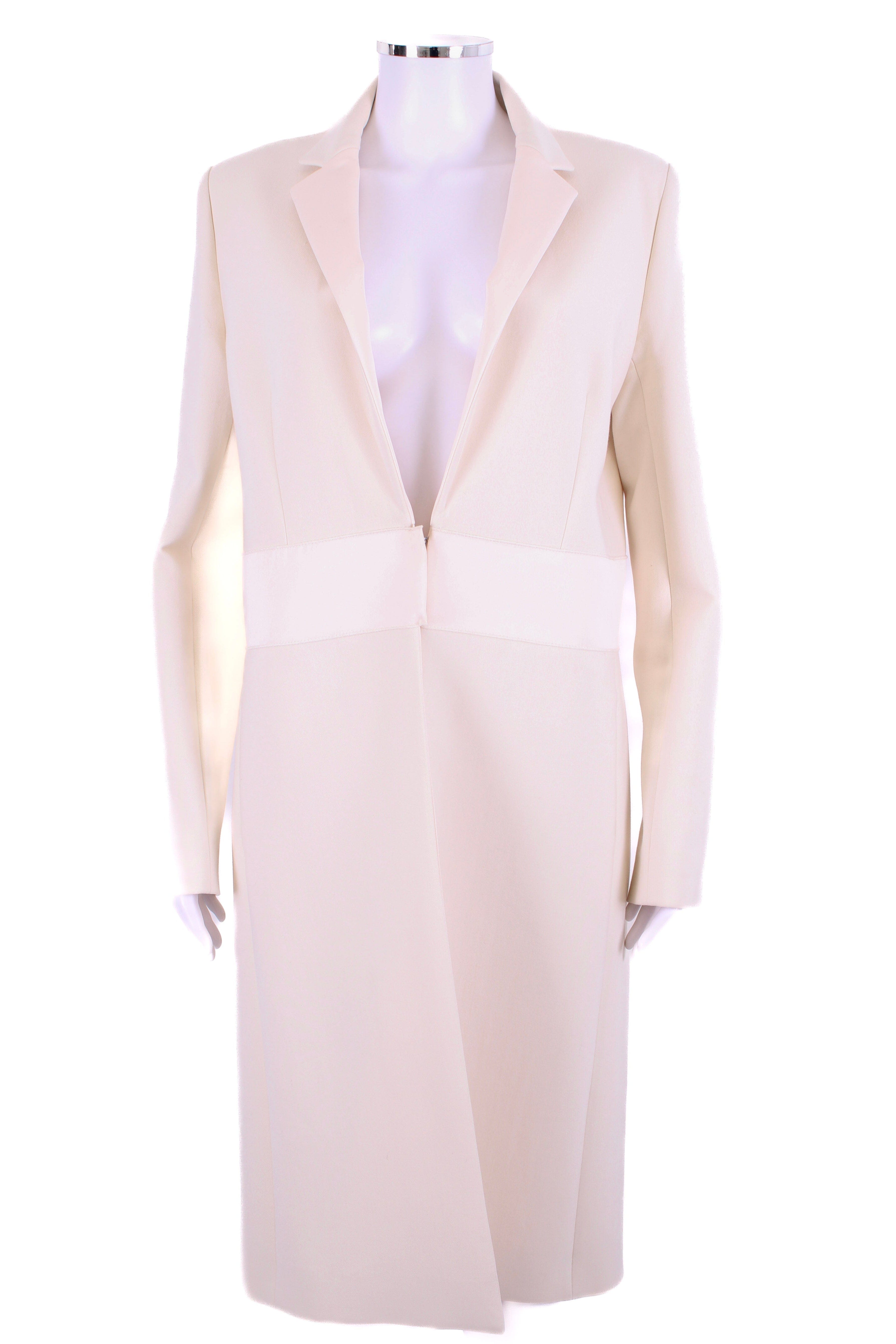 Amanda Wakeley Amanda Wakeley Tailored Crombie coat White M
