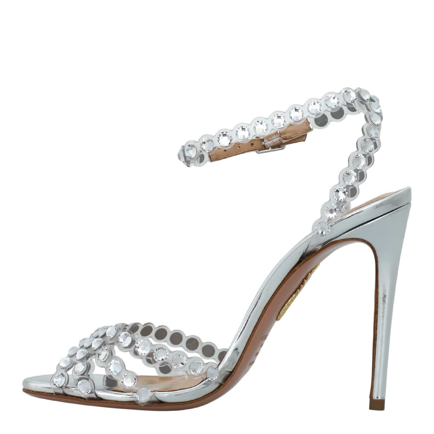 Aquazzura Aquazzura Tequila Plexi Sandal 105