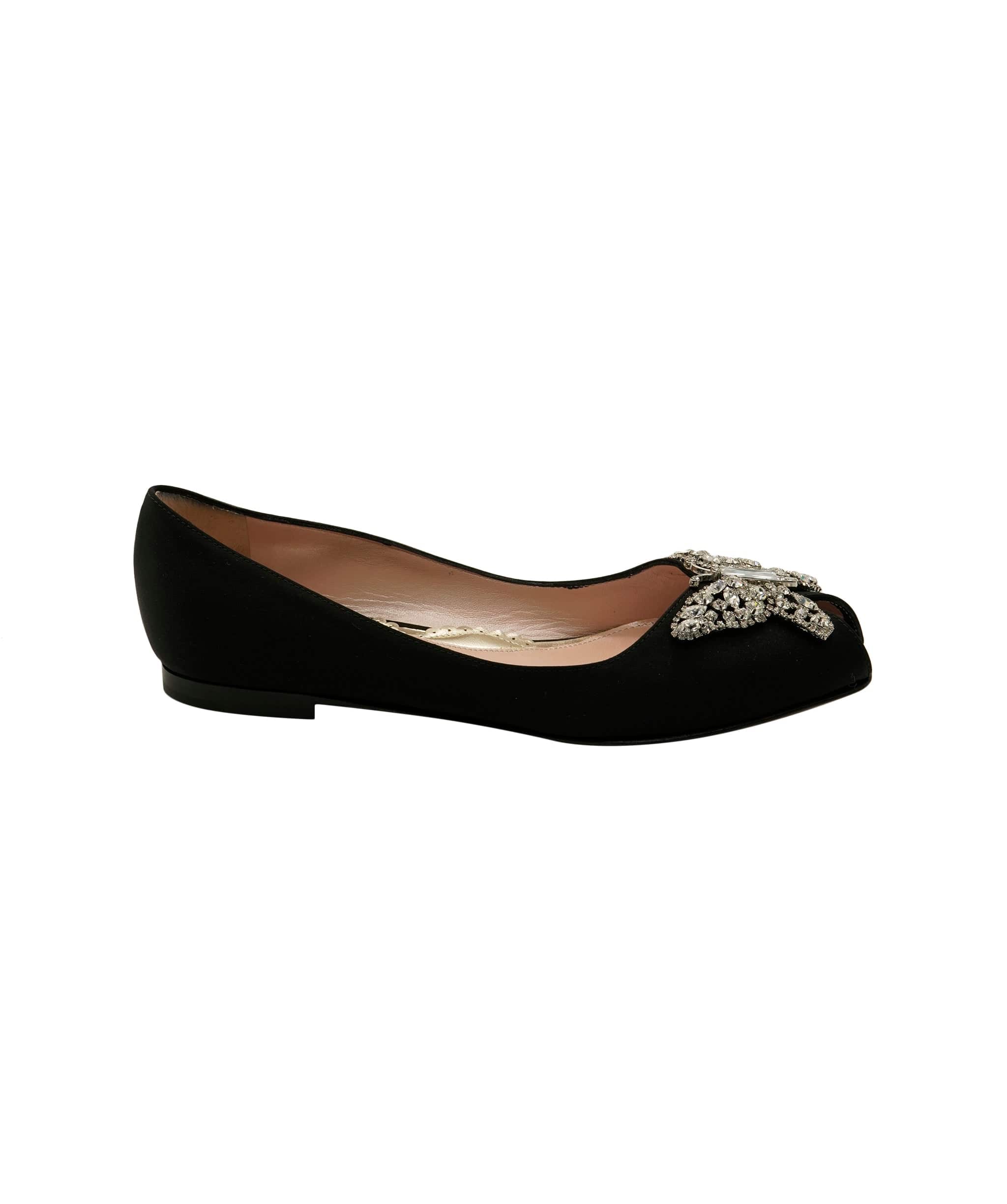 Aruna Seth Aruna Seth Black Suede Ballet Shoes 37.5 DBXL0066